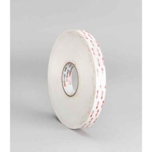 3M 64615, VHB Tape 4930, White, 1 in x 72 yd, 25 mil, Small Pack, 2 Roll/Case, 7000123487