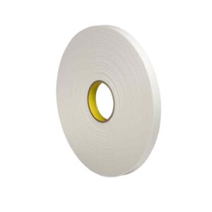 3M 24312, Double Coated Polyethylene Foam Tape 4462, White, 3/4 in x 72 yd, 31 mil, 12 rolls per case, 7000123602