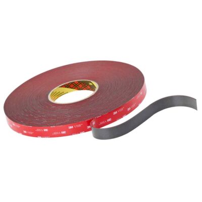 3M 56146, VHB Tape 4611, Dark Gray, 1 in x 36 yd, 45 mil, 9 rolls per case, 7000123924