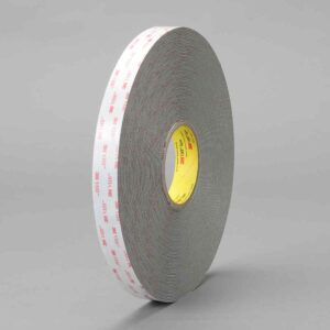 3M 91598, VHB Tape 5952P, Black, 8-1/2 in x 11 in, 45 mil, Paper Liner, 3 sheets per package, 7010335485