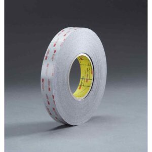 3M 91595, VHB Tape 5915P, Black, 8-1/2 in x 11 in, 16 mil, Paper Liner, 3 sheets per package, 7010375437
