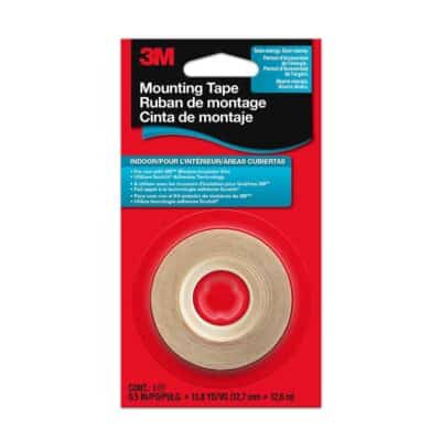 3M 50126, Indoor Window Film Mounting Tape 2145C, 1/2 in. x 13.8 yd., Clear, 7100075752