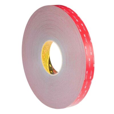 3M 14300, VHB Tape GPH-110GF, Gray, 3/4 in x 36 yd, 45 mil, Film Liner, 12 rolls per case, 7100169468