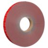 3M 14301, VHB Tape GPH 110GF, Gray, 1 in x 36 yd, 45 mil, Film Liner, 9 rolls per case, 7100169494