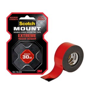 3M 91976, Scotch-Mount Extreme Double-Sided Mounting Tape 414H, 1 In X 60 In (2,54 Cm X 1,52 M), 7100205652