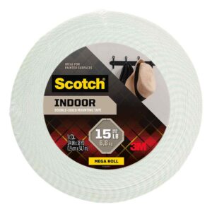 3M 94750, Scotch Indoor Double-Sided Mounting Tape 110S-MR, 0.75 in x 38 yd (1.9 cm x 34.75 m), 7100241751