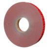 3M 00224, VHB Tape RP+040GF, Gray, 1 in x 36 yd, 16 mil, Film Liner, 9 Rolls/Case, 7100273152