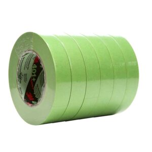 3M 64761, High Performance Green Masking Tape 401+, 24 mm x 55 m 6.7 mil, 24Roll/Case, 7000124896