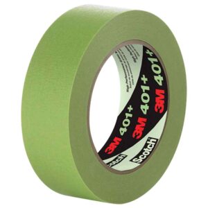 3M 96406, High Performance Green Masking Tape 401+, 24 in x 60 yd, 6.7mil,1/Case, 7100150661