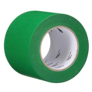 3M 73775, UV Resistant Green Masking Tape, 96 mm x 55 m, 24 Rolls/Case, 7100299473