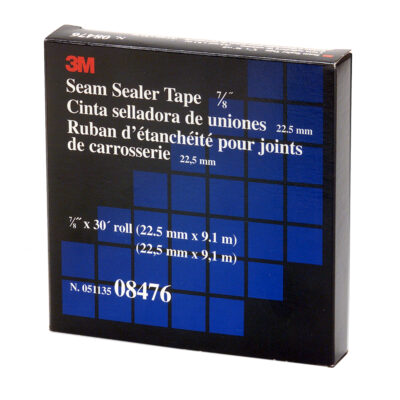 3M 08476, Seam Sealer Tape, 08476, 7/8 in x 30 ft, 12 per case, 7000028970