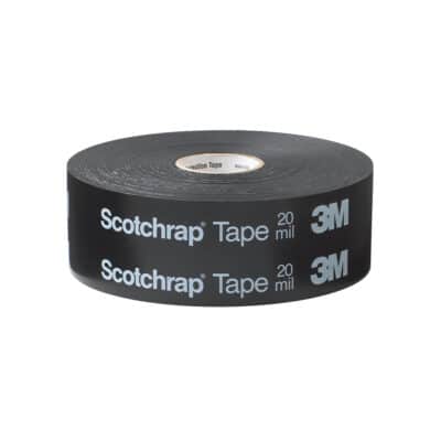 3M 42804, Scotchrap Vinyl Corrosion Protection Tape 51, 4 in x 100 ft,Printed, Black, 4 rolls/Case, 7000043017