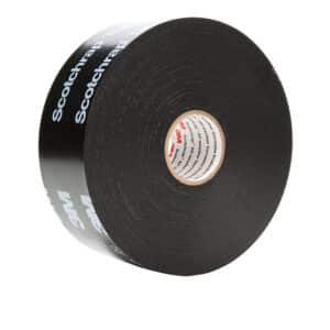 3M 42803, Scotchrap Vinyl Corrosion Protection Tape 51, 2 in x 100 ft,Printed, Black, 12 rolls/Case, 7000132743