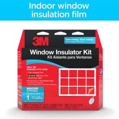 3M 58861, Indoor Window Insulator Kit - Oversized Window, 2149W-6, X LargeWindow, 7100075770