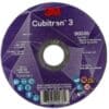 3M Cubitron 3 Cut-Off Wheel, 90036, 36+, T1, 4-1/2 in x 0.045 in x 7/8 in (115 x 1.6 x 22.23 mm), ANSI, 50 ea/Case, 7100304006