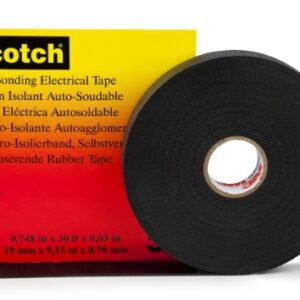 Scotch Rubber Splicing Tape 23, 25mm x 9.15m, 32 Rolls/Case, 7000090118