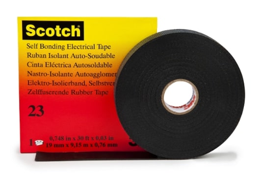 Scotch Rubber Splicing Tape 23, 25mm x 9.15m, 32 Rolls/Case, 7000090118