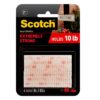 Scotch Extreme Fasteners RFD7090, Clear, 1 in x 3 in (25.4 mm x 76.2 mm), 24 packs, 7100404779